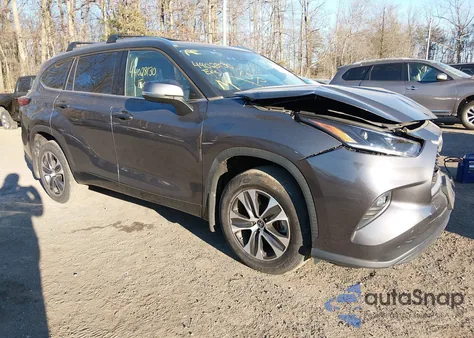 2021 Toyota Highlander Xle из США, поврежденный, VIN 5TDGZRBH4MS541695